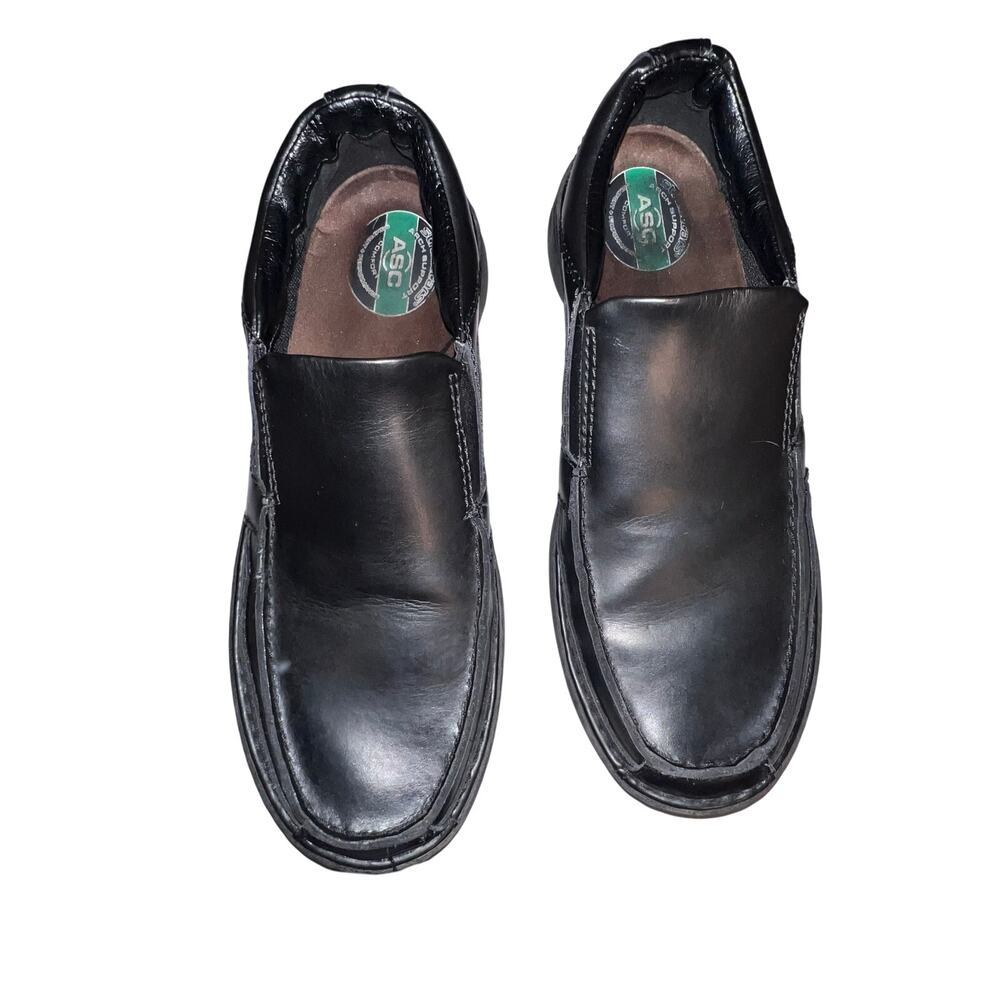Streetcars Carrera ASC Slip On Loafer Black Leather Comfort Shoes Mens Size‎ 11M